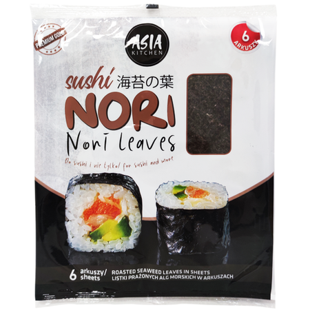 Algi Sushi Nori Premium Gold 6 szt - Asia Kitchen