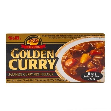 Golden Curry 220g S&B ostre