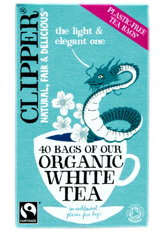 Herbata biała, ekologiczna 70g (40 x 1,75g) - Clipper
