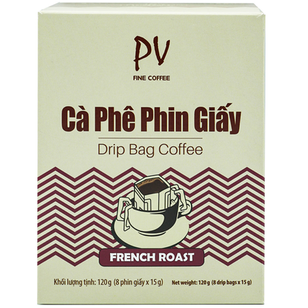 Kawa mielona Drip Bag French Roast (8 x 15g) 120g - Phuong Vy