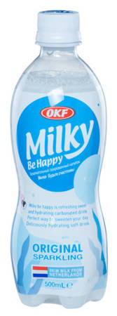Milky Be Happy Sparkling - napój lekko gazowany 500ml OKF