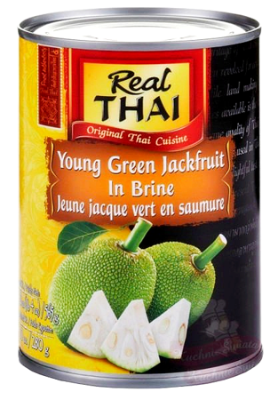 Owoce chlebowca (jackfruit) w słonej zalewie 565g Real Thai