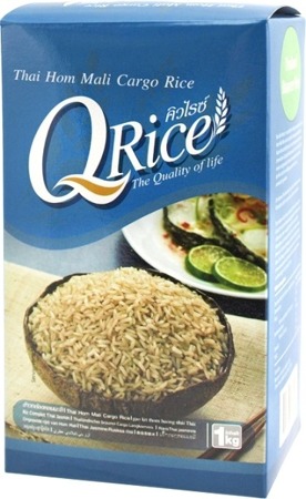 Ryż brązowy jaśminowy - pełne ziarno 1kg Qrice