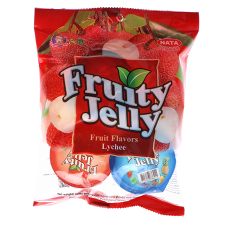 Żelki kokosowe - Fruity Jelly - o smaku liczi 312g ABC
