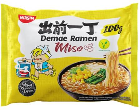 Zupa Demae Ramen o smaku miso - instant 100g Nissin